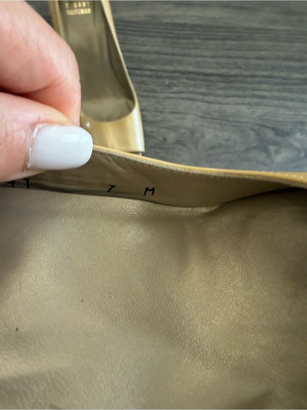 Stuart Weitzman Patent Peep-Toe Heels in Butter Yellow - Picture 11 of 12